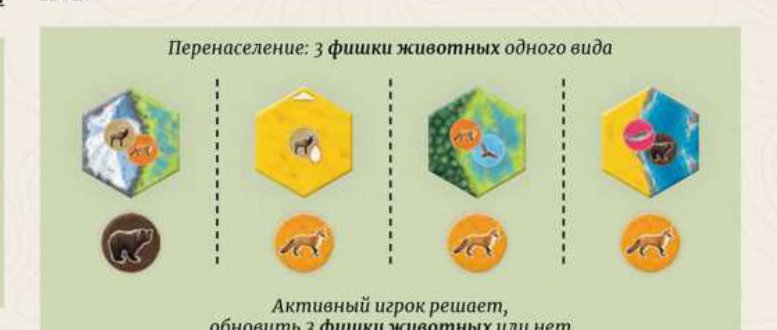 Перенаселение: 3 фишки